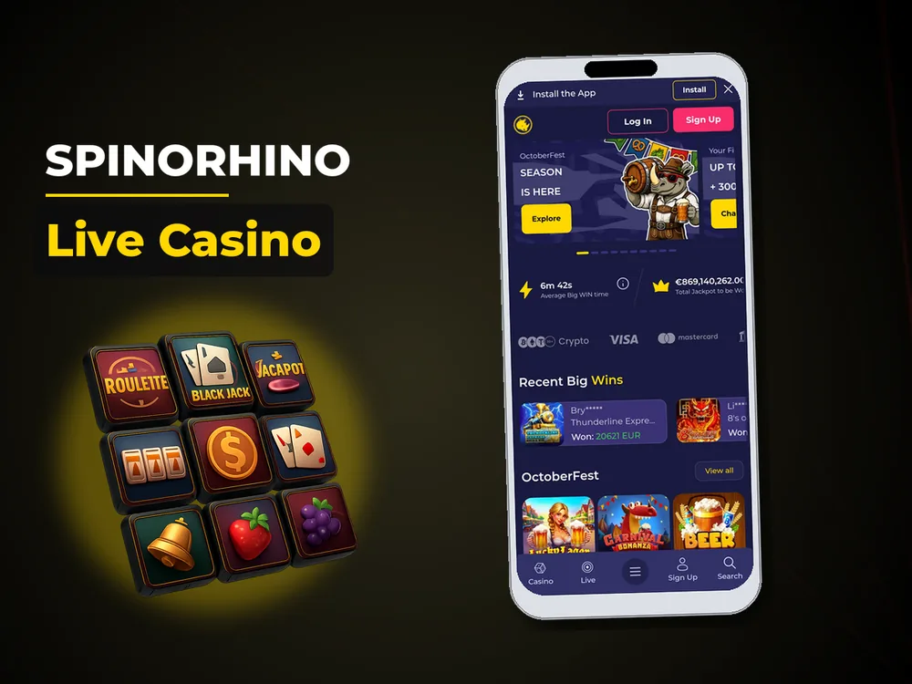Spinorhino - Live Casino