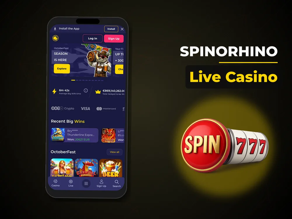 Spinorhino - Live Casino