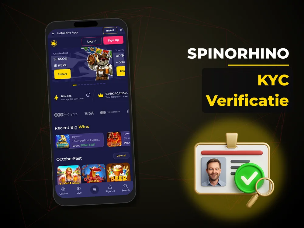 Spinorhino - KYC Verificatie